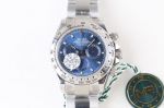 MR Factory Swiss Replica Rolex Daytona Ceramic Bezel Watch Blue Dial Stainless Steel Band